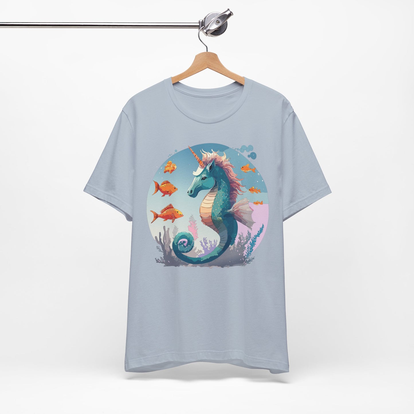 Animals Shirt, Shirt with Seahorse