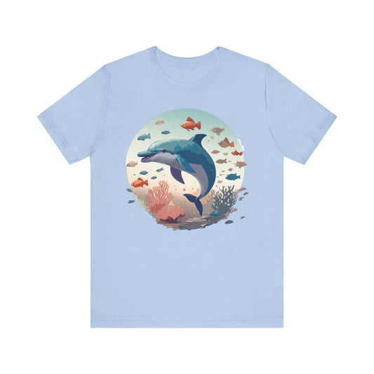 Animals Shirt, Shirt with Dolphin
