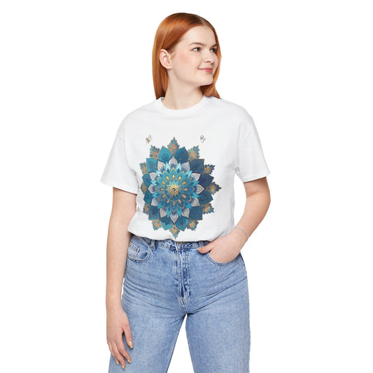 Floral Mandala Shirt, Flowers Mandala Shirt