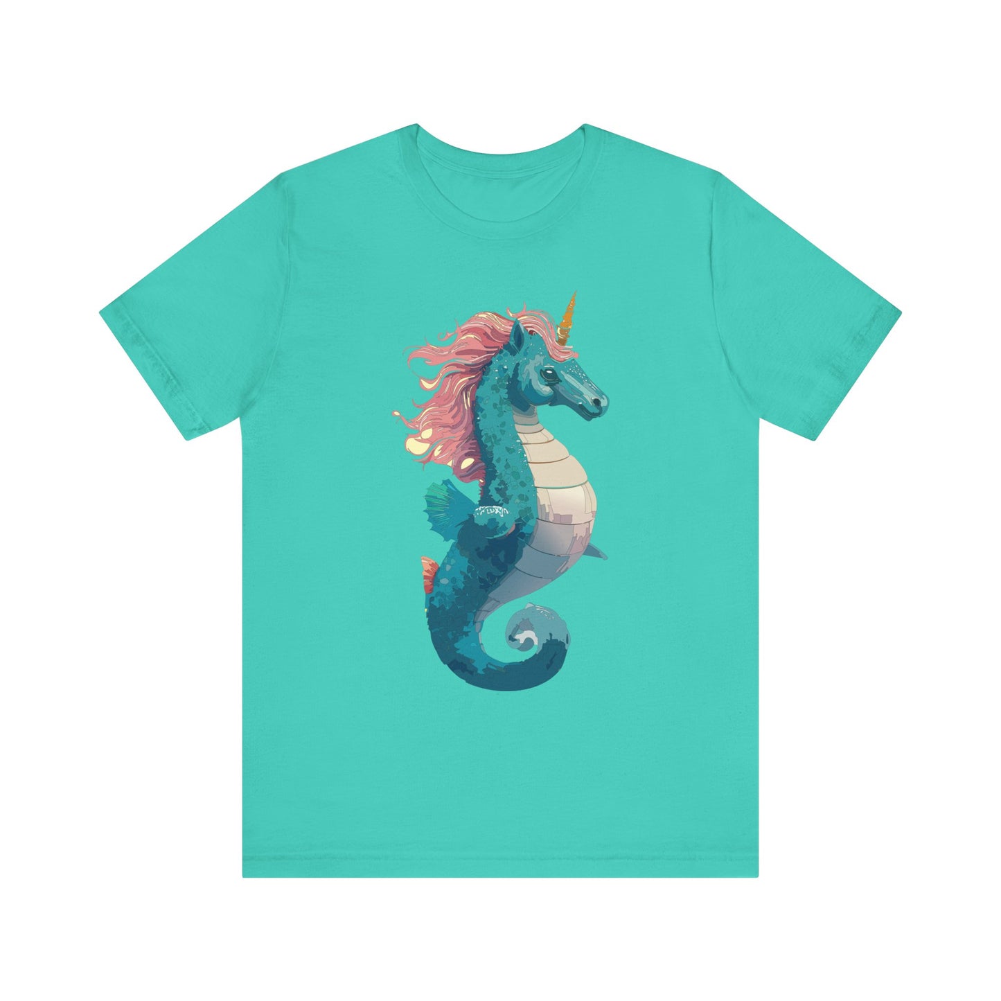 Animals Shirt, Shirt with Seahorse
