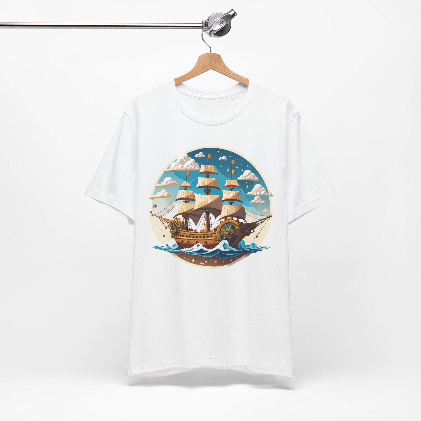 Ship Tee Shirt, Tee Shirt with Ship