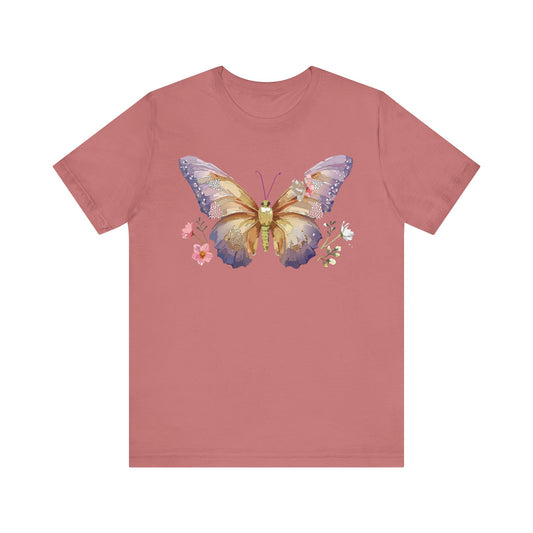 Butterfly Tee Shirt, Shirt with Butterfly