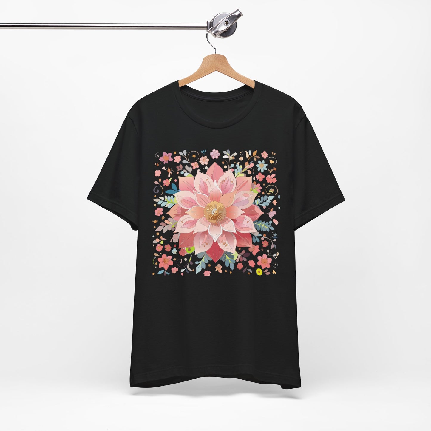 Floral Mandala Shirt, Flowers Mandala Shirt