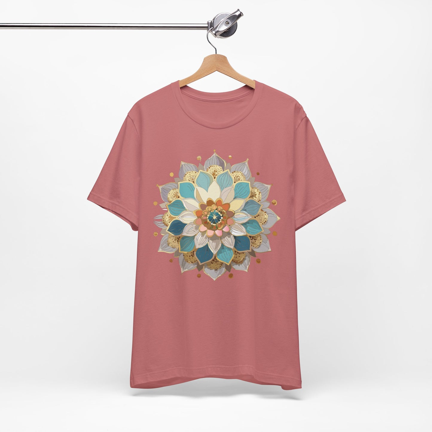 Floral Mandala Shirt, Flowers Mandala Shirt