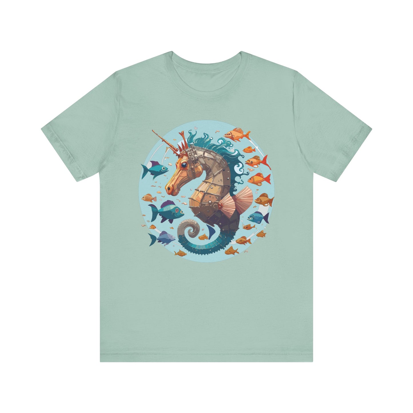 Animals Shirt, Shirt with Seahorse