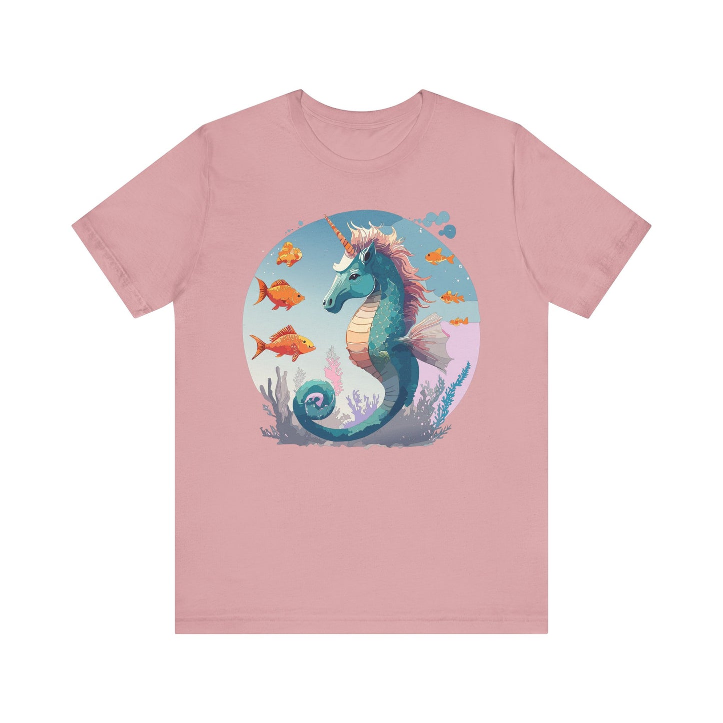 Animals Shirt, Shirt with Seahorse