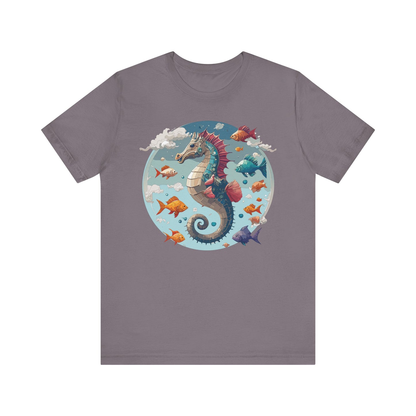 Animals Shirt, Shirt with Seahorse