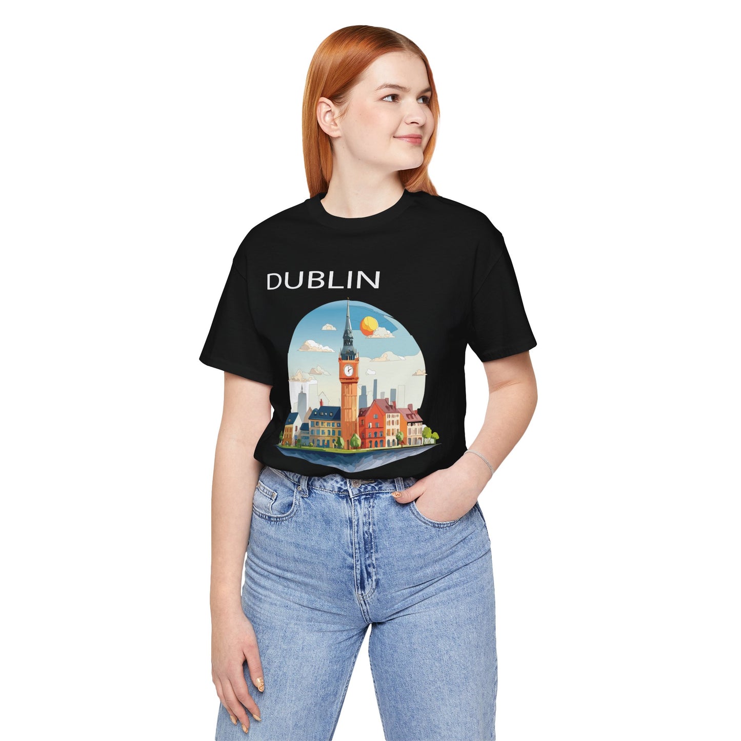 Dublin Shirt, Travel T-Shirt, Tourist Shirts, Tee Shirt with Travel Prints 1