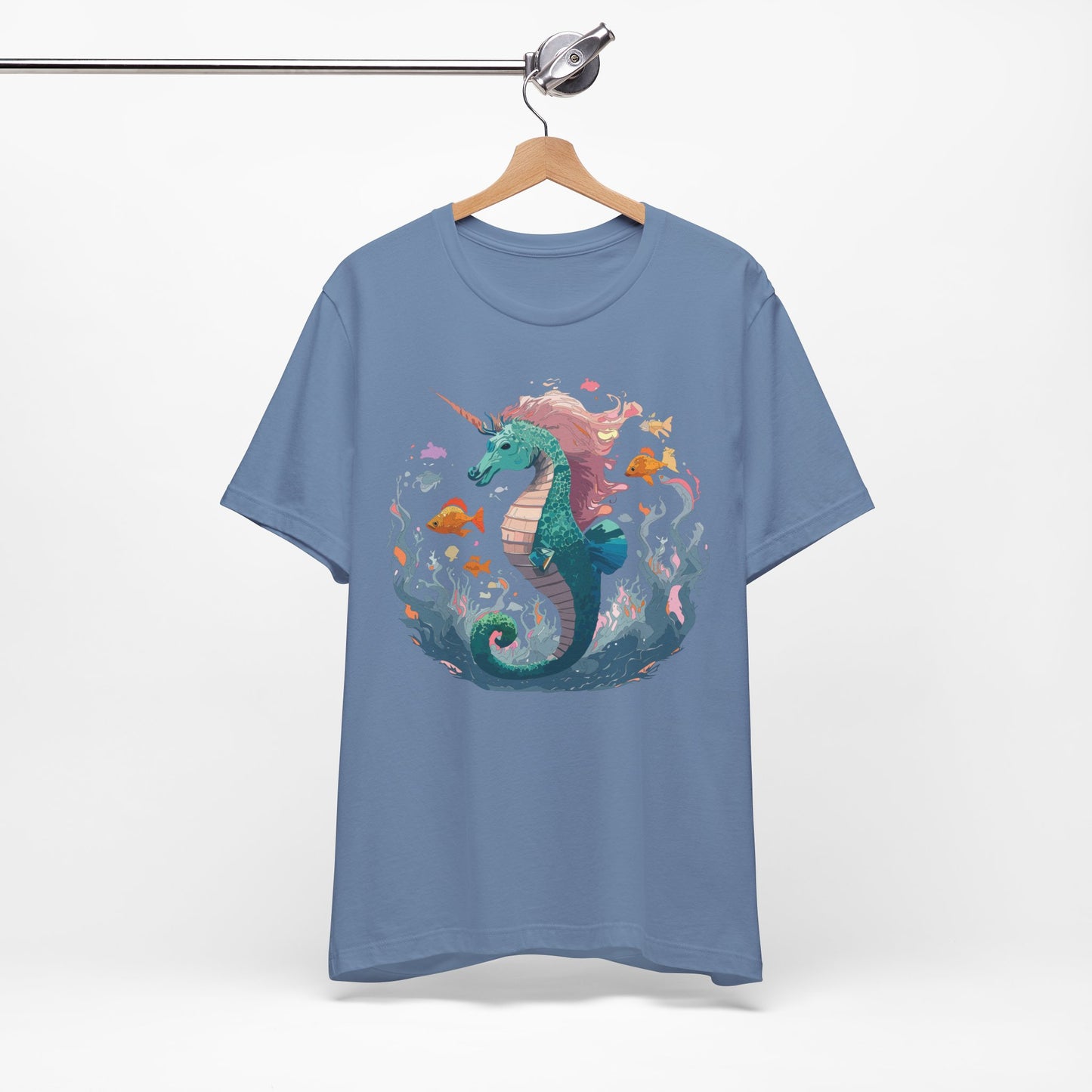 Animals Shirt, Shirt with Seahorse