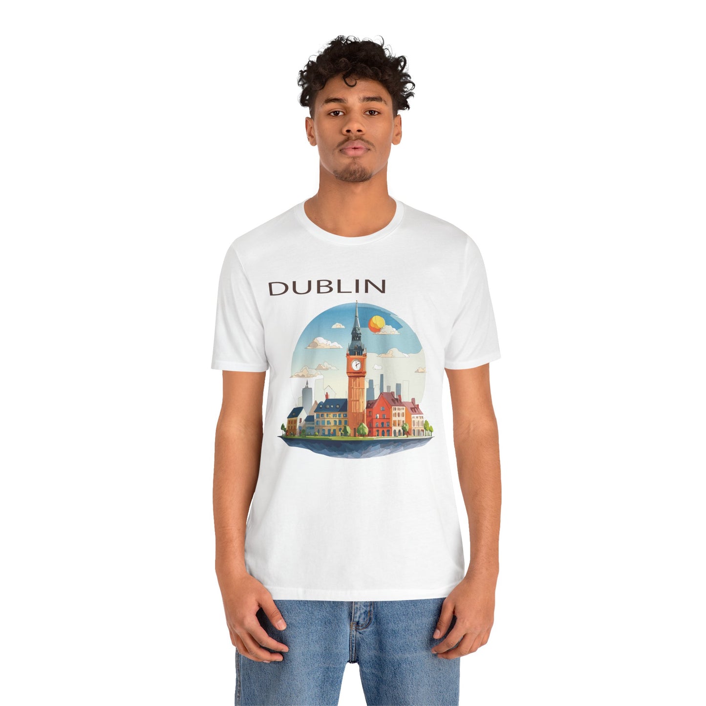 Dublin Shirt, Travel T-Shirt, Tourist Shirts, Tee Shirt with Travel Prints 1