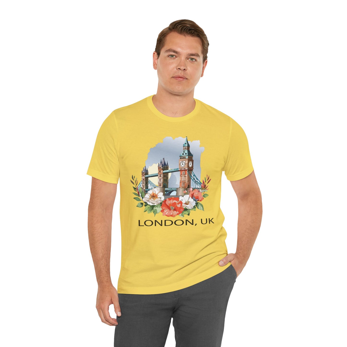 London Shirt, Travel T-Shirt, Tourist Shirts, Tee Shirt with Travel Prints 5