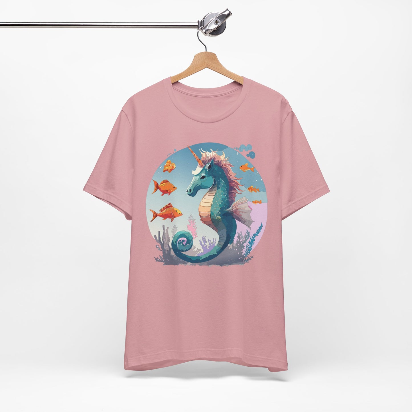 Animals Shirt, Shirt with Seahorse