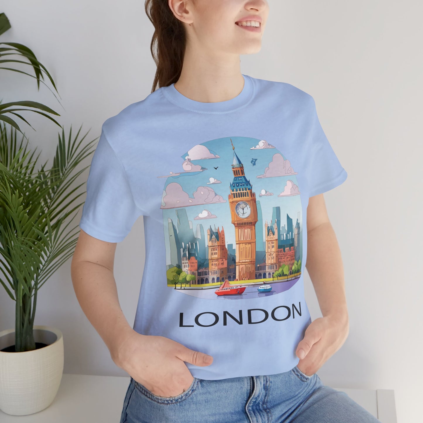 London Shirt, Travel T-Shirt, Tourist Shirts, Tee Shirt with Travel Prints 2