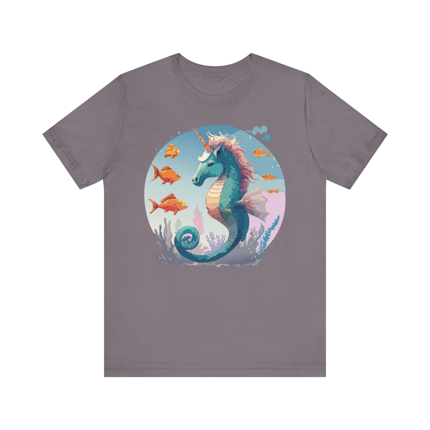Animals Shirt, Shirt with Seahorse