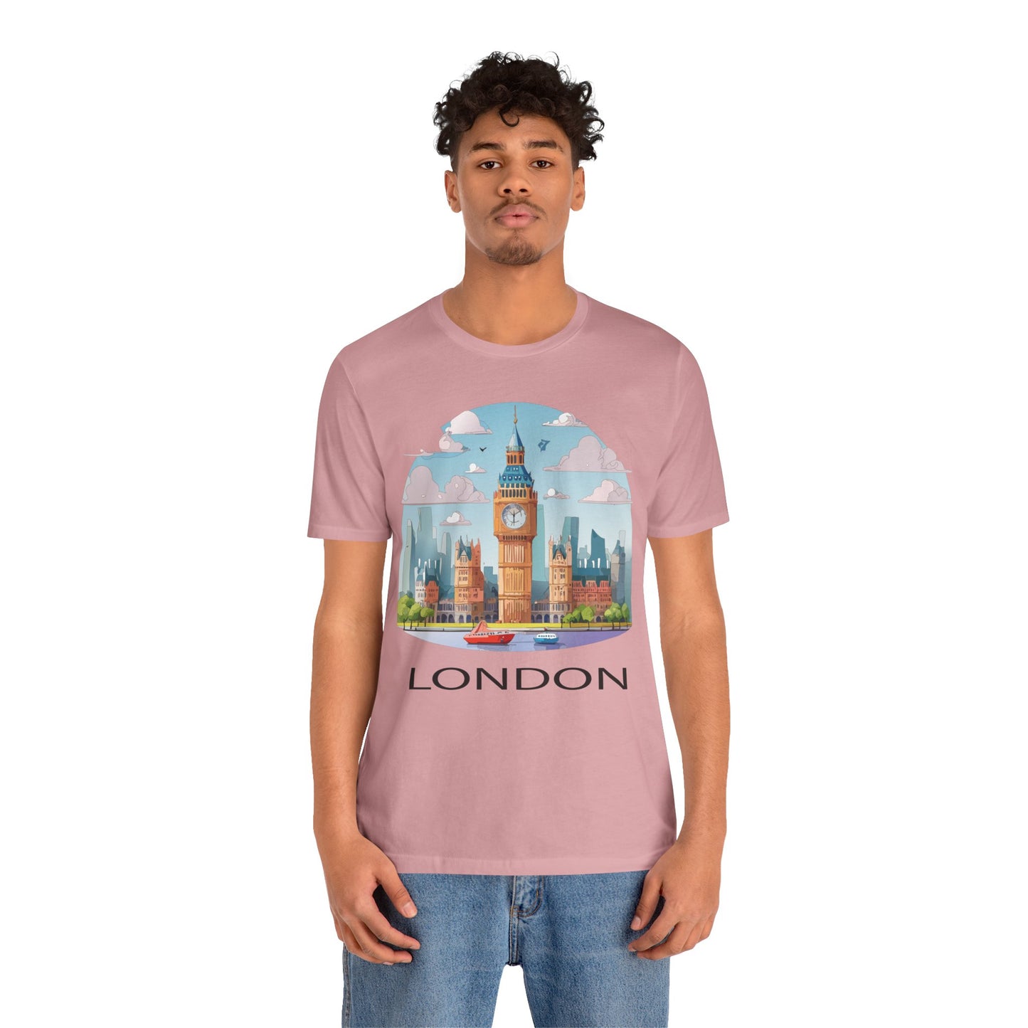 London Shirt, Travel T-Shirt, Tourist Shirts, Tee Shirt with Travel Prints 2