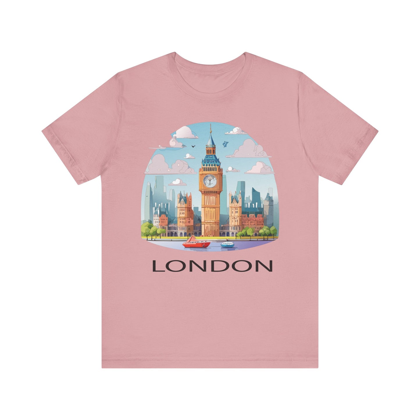 London Shirt, Travel T-Shirt, Tourist Shirts, Tee Shirt with Travel Prints 2