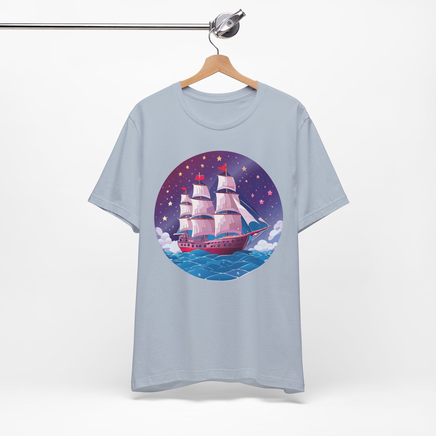 Ship Tee Shirt, Tee Shirt with Ship
