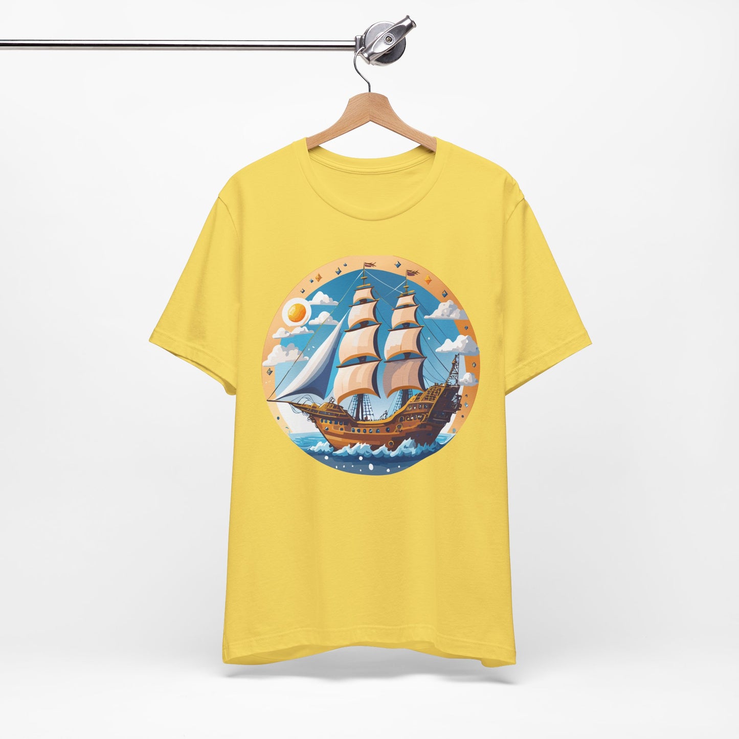 Ship Tee Shirt, Tee Shirt with Ship