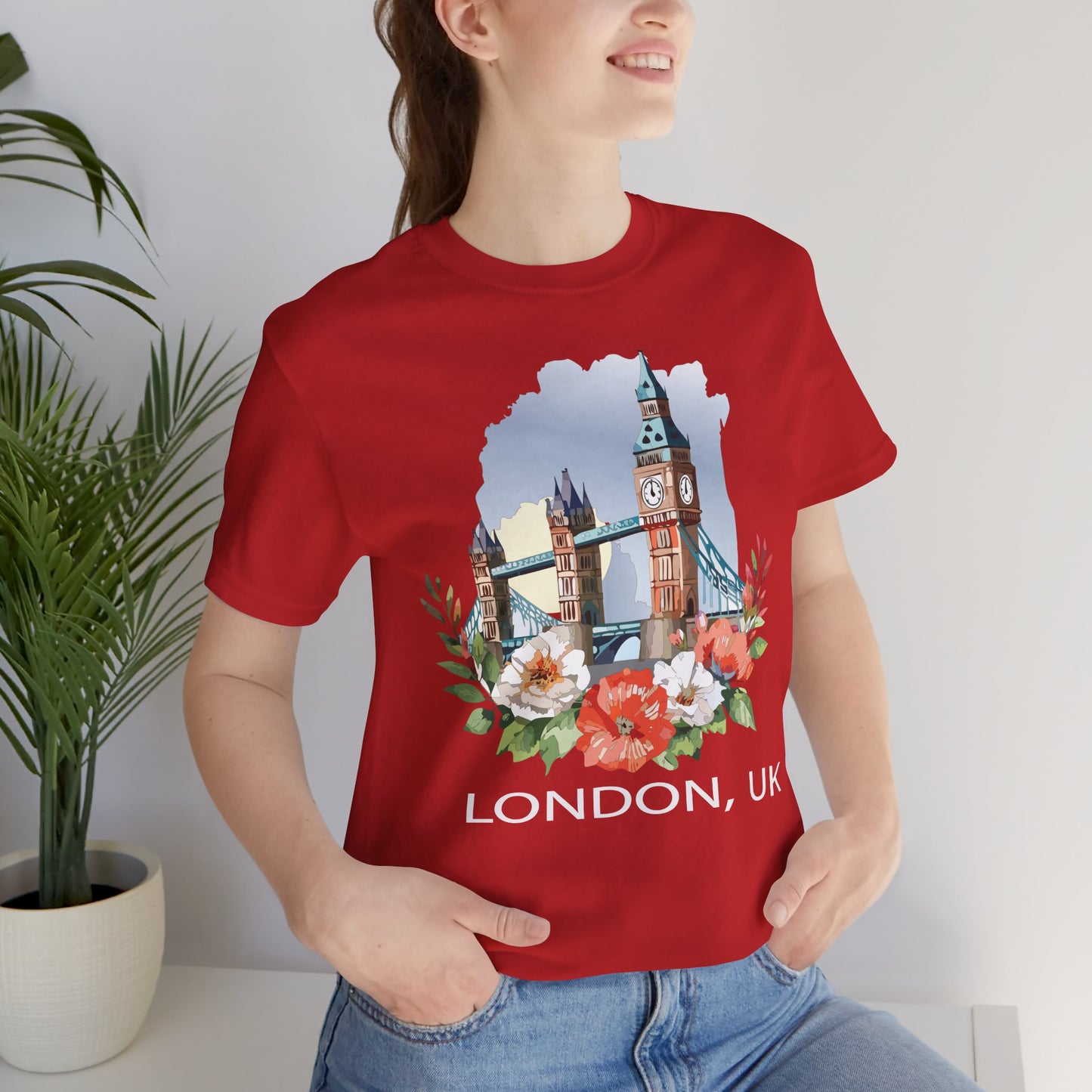 London Shirt, Travel T-Shirt, Tourist Shirts, Tee Shirt with Travel Prints 5