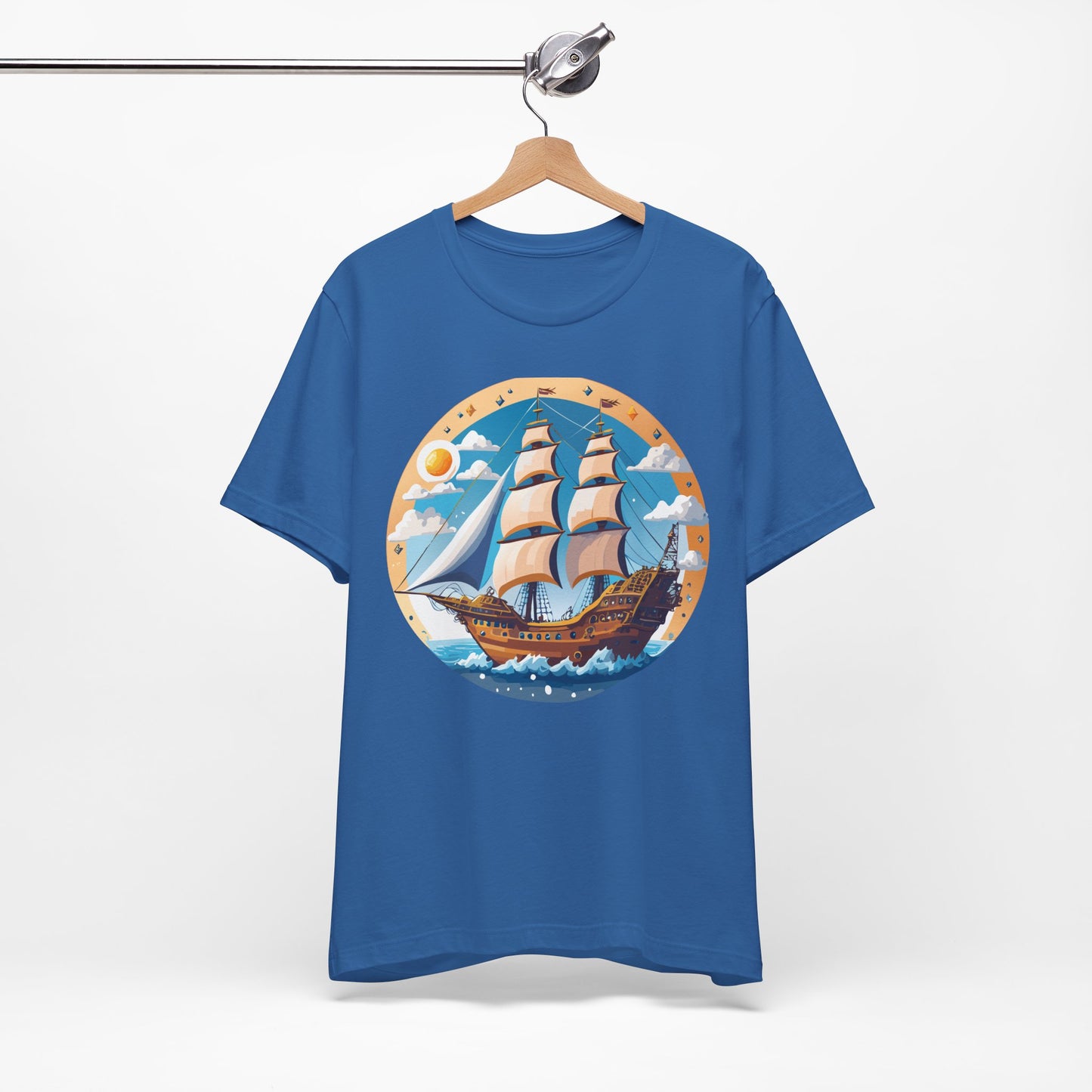 Ship Tee Shirt, Tee Shirt with Ship