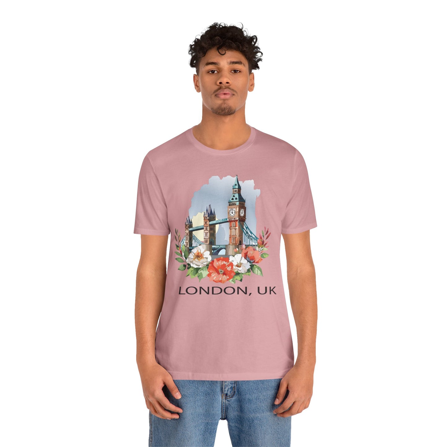 London Shirt, Travel T-Shirt, Tourist Shirts, Tee Shirt with Travel Prints 5