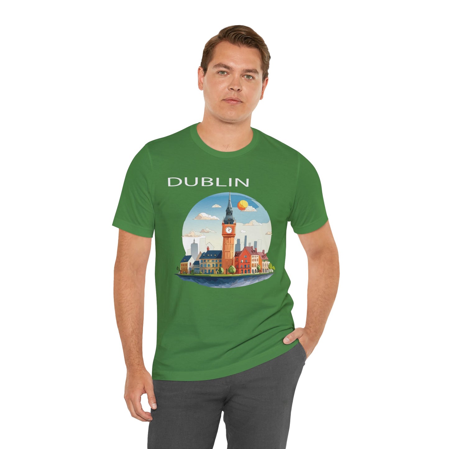 Dublin Shirt, Travel T-Shirt, Tourist Shirts, Tee Shirt with Travel Prints 1