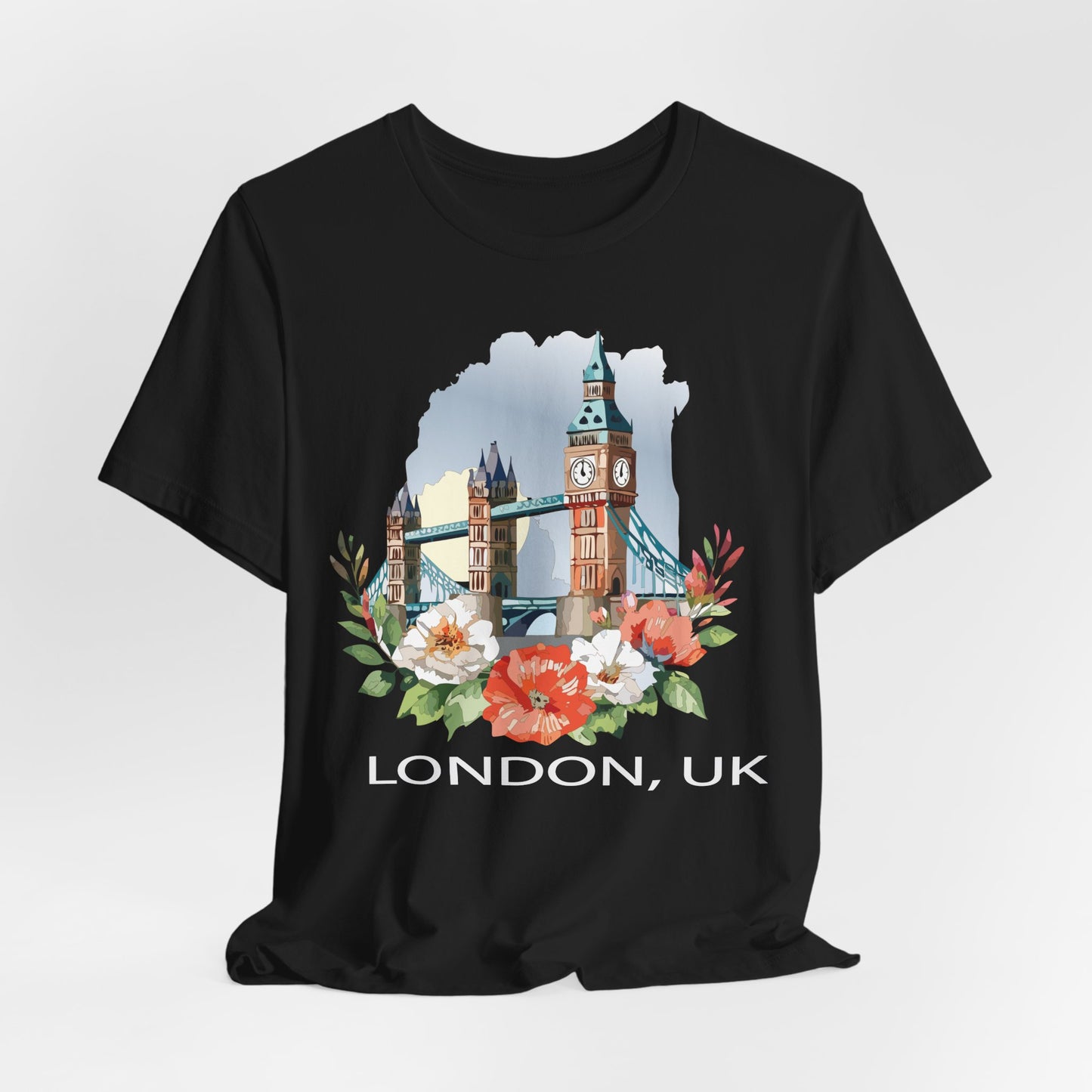 London Shirt, Travel T-Shirt, Tourist Shirts, Tee Shirt with Travel Prints 5