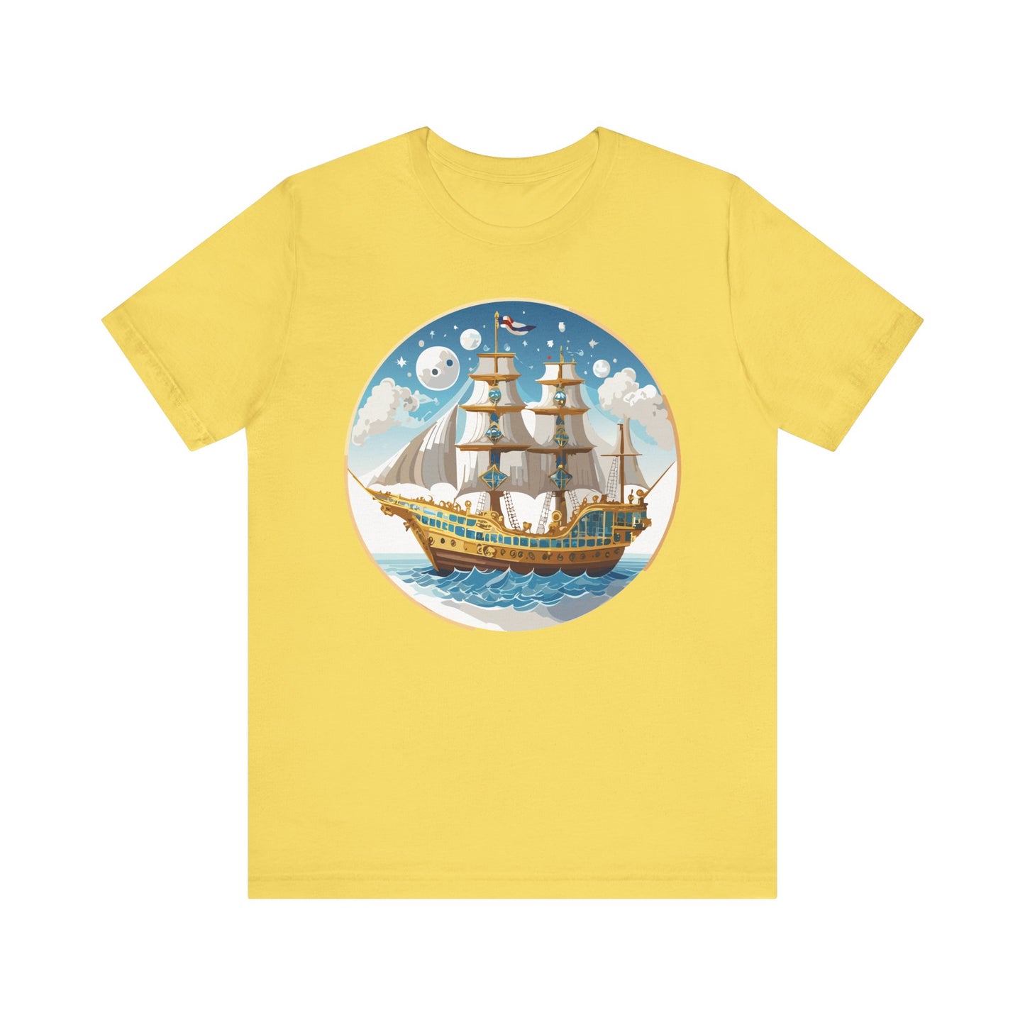 Ship Tee Shirt, Tee Shirt with Ship