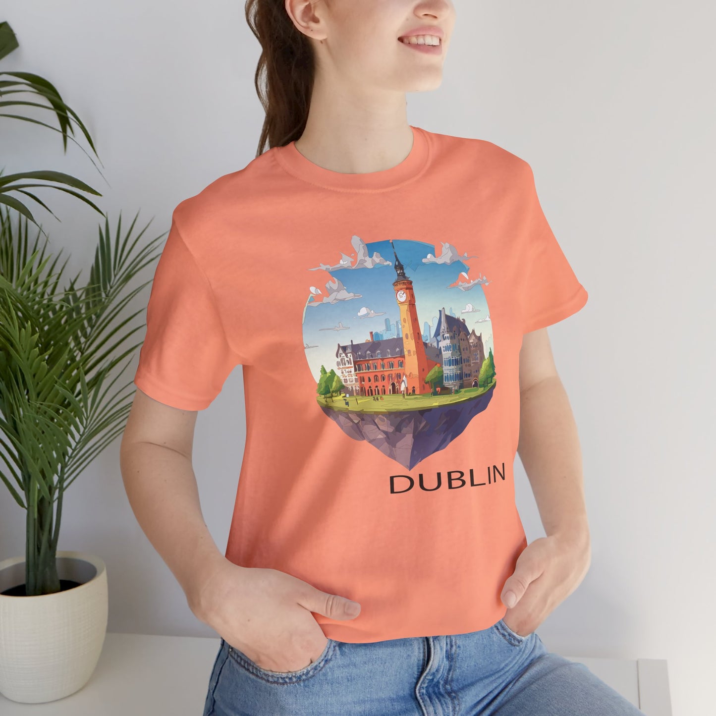 Dublin Shirt, Travel T-Shirt, Tourist Shirts, Tee Shirt with Travel Prints 2