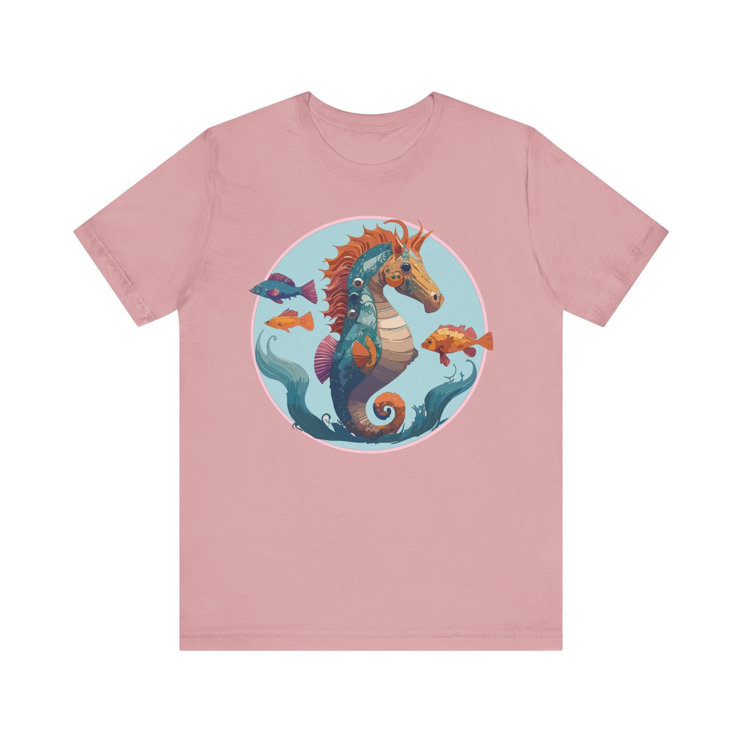 Animals Shirt, Shirt with Seahorse