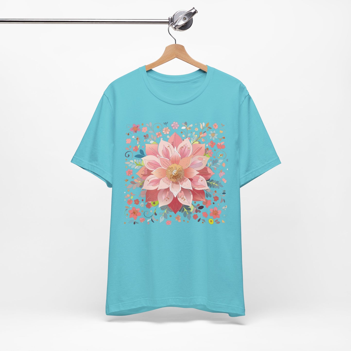 Floral Mandala Shirt, Flowers Mandala Shirt