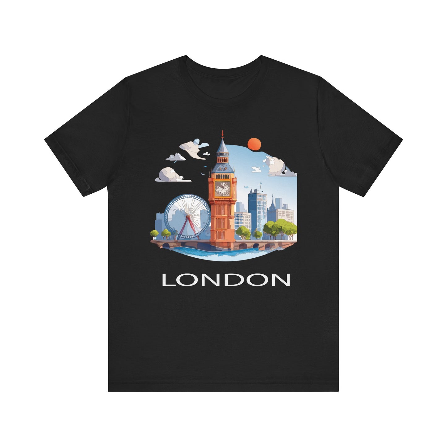 London Shirt, Travel T-Shirt, Tourist Shirts, Tee Shirt with Travel Prints 3