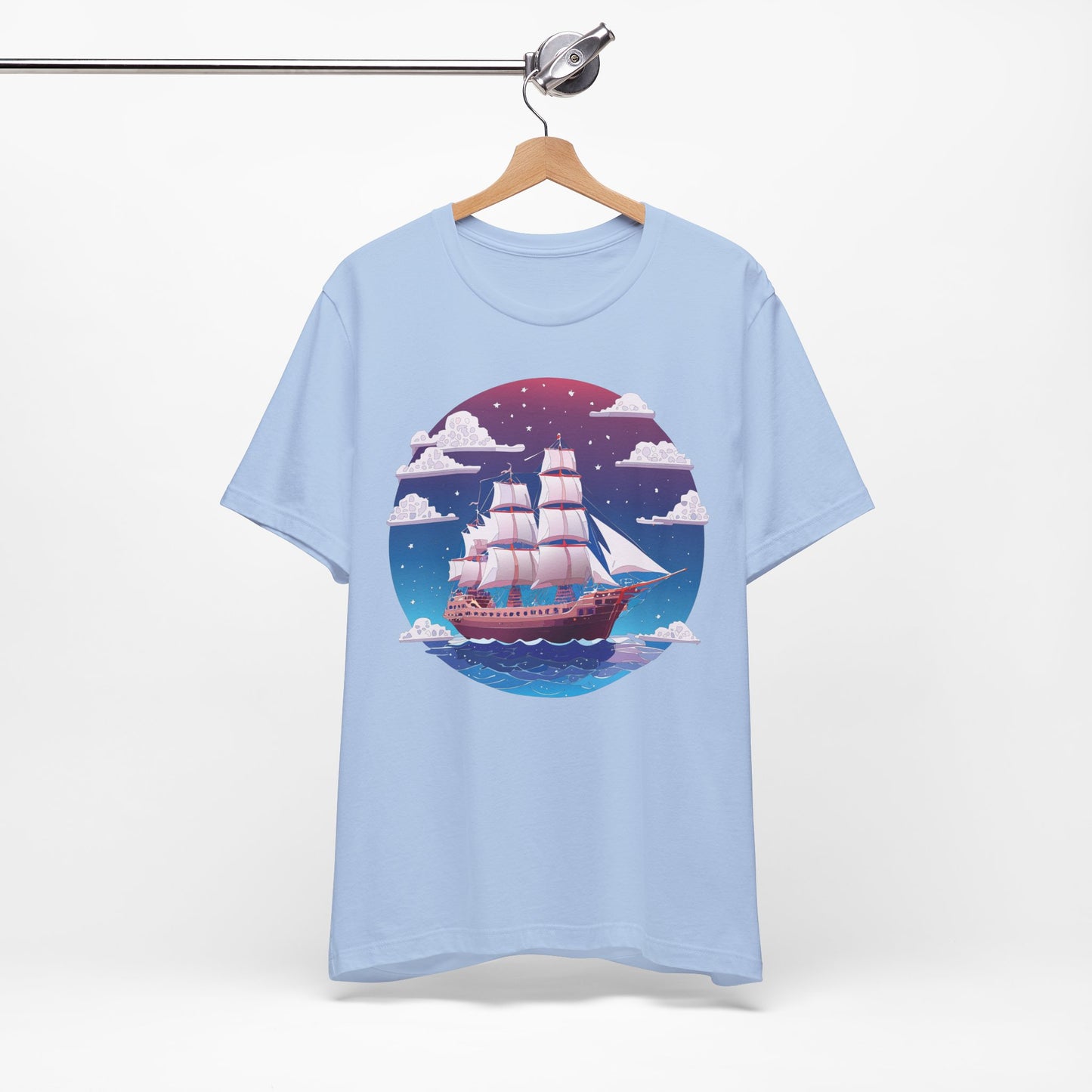 Ship Tee Shirt, Tee Shirt with Ship