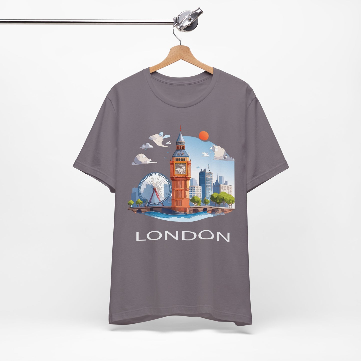 London Shirt, Travel T-Shirt, Tourist Shirts, Tee Shirt with Travel Prints 3