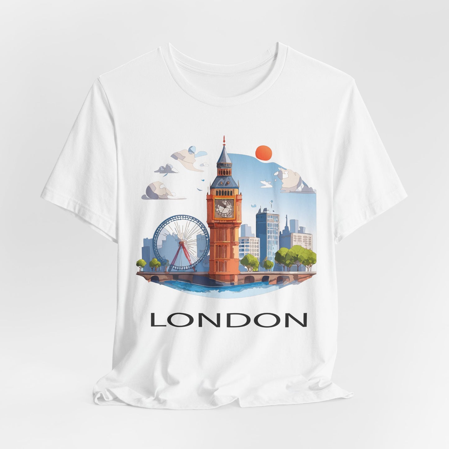 London Shirt, Travel T-Shirt, Tourist Shirts, Tee Shirt with Travel Prints 3