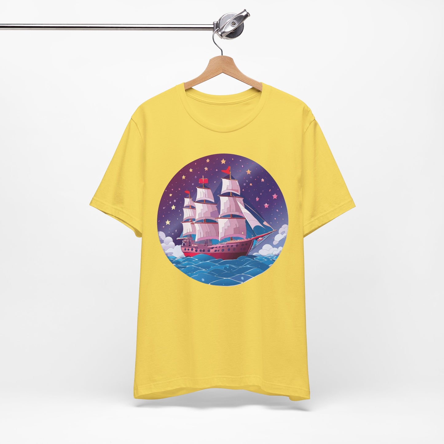 Ship Tee Shirt, Tee Shirt with Ship