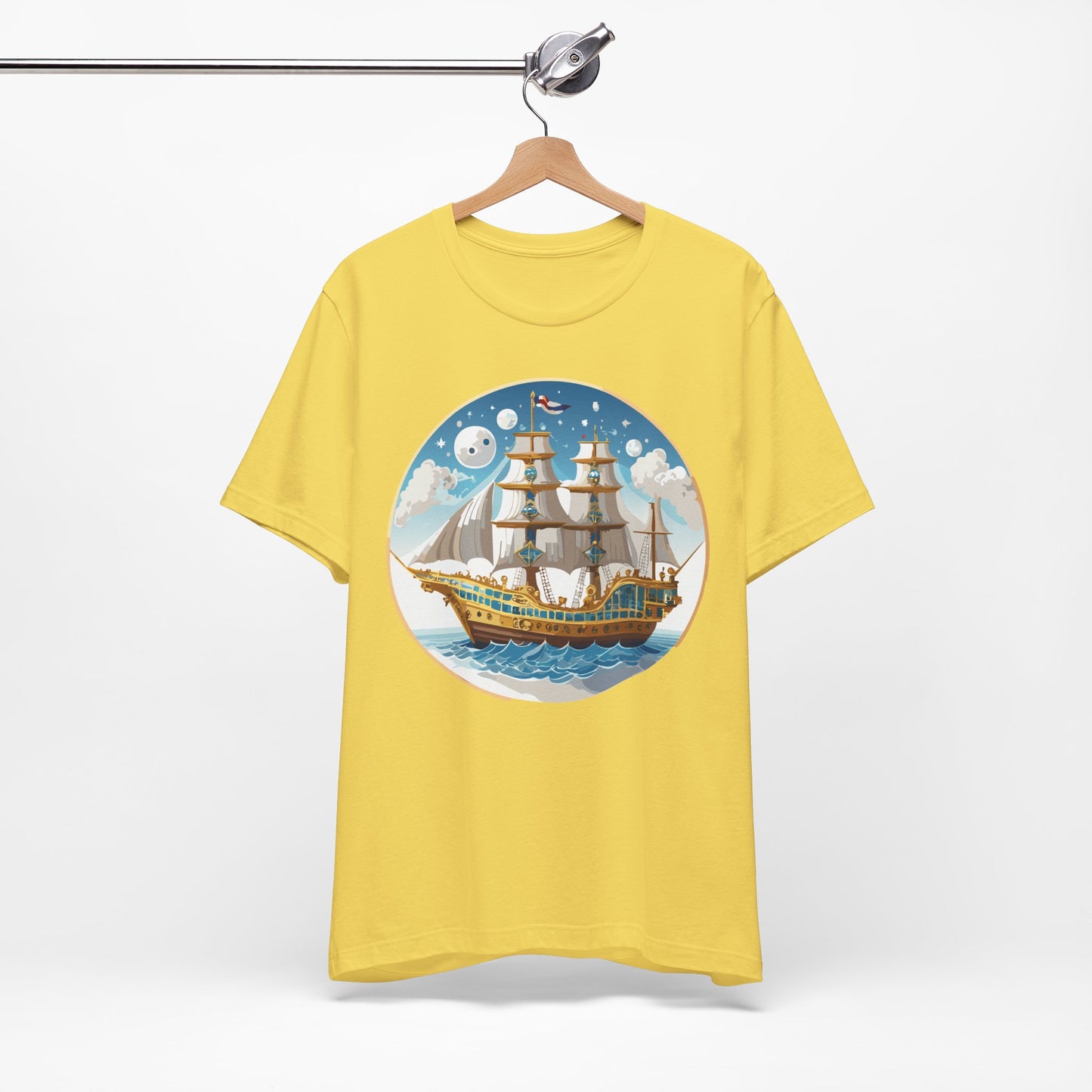 Ship Tee Shirt, Tee Shirt with Ship