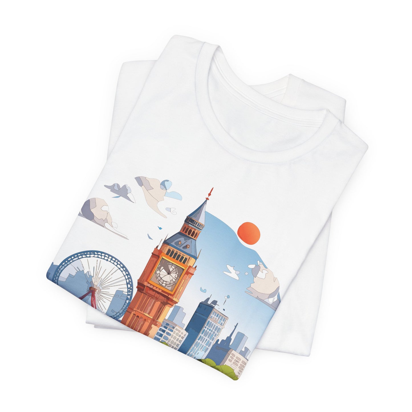 London Shirt, Travel T-Shirt, Tourist Shirts, Tee Shirt with Travel Prints 3