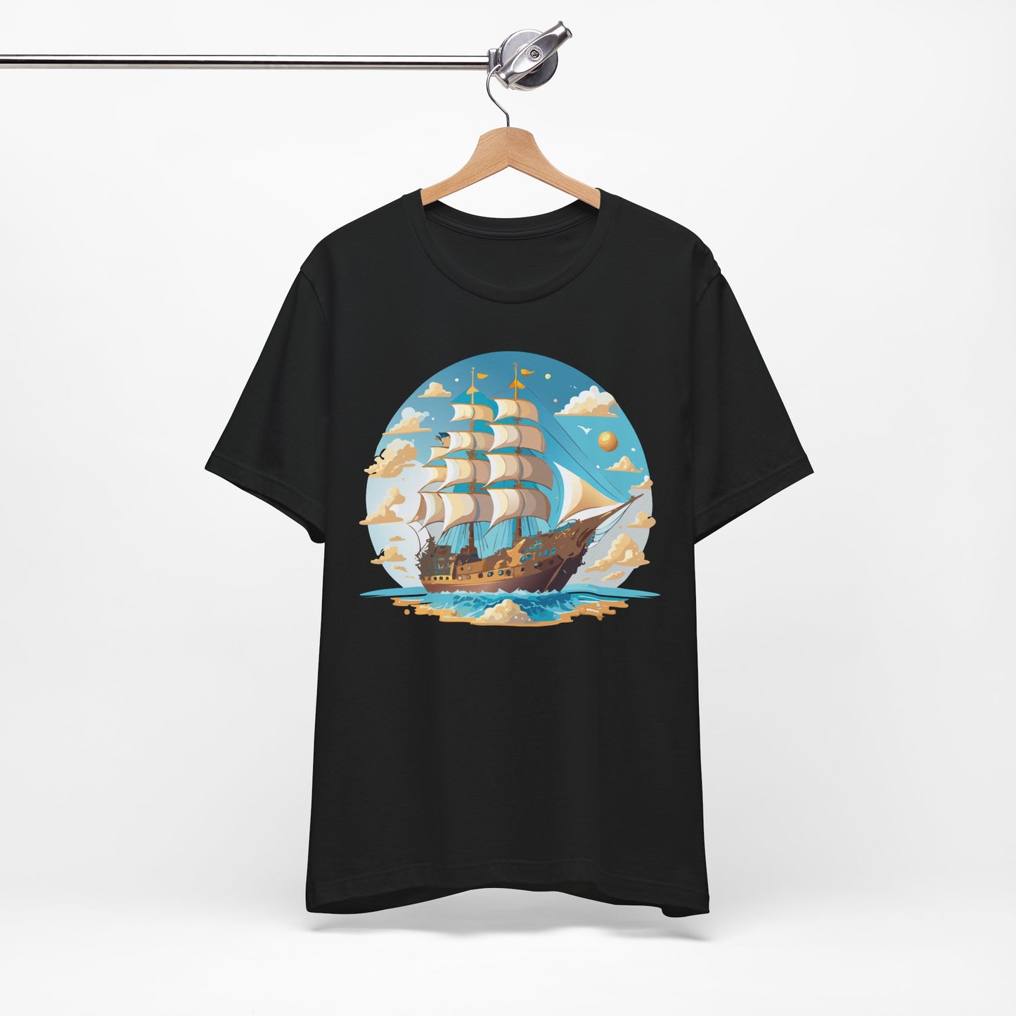 Ship Tee Shirt, Tee Shirt with Ship