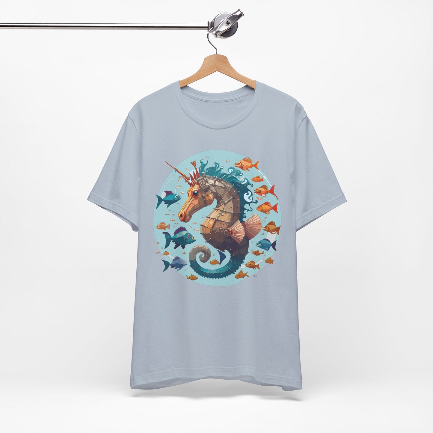 Animals Shirt, Shirt with Seahorse