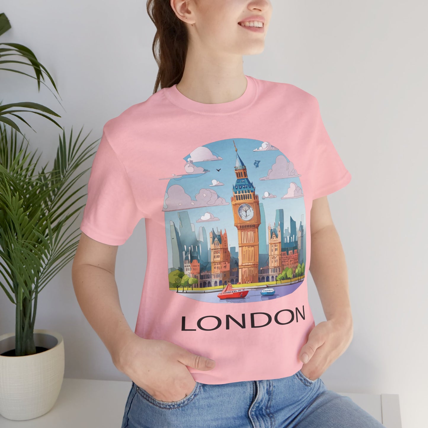 London Shirt, Travel T-Shirt, Tourist Shirts, Tee Shirt with Travel Prints 2
