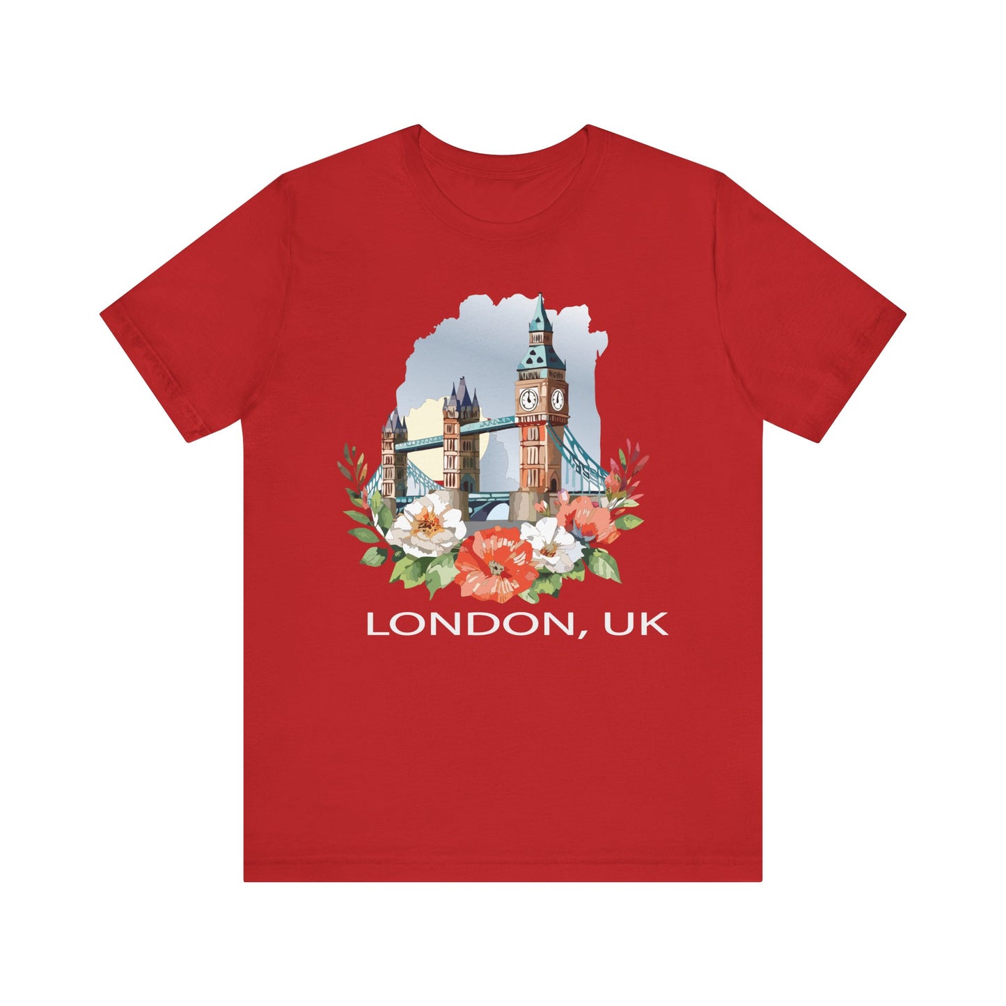 London Shirt, Travel T-Shirt, Tourist Shirts, Tee Shirt with Travel Prints 5