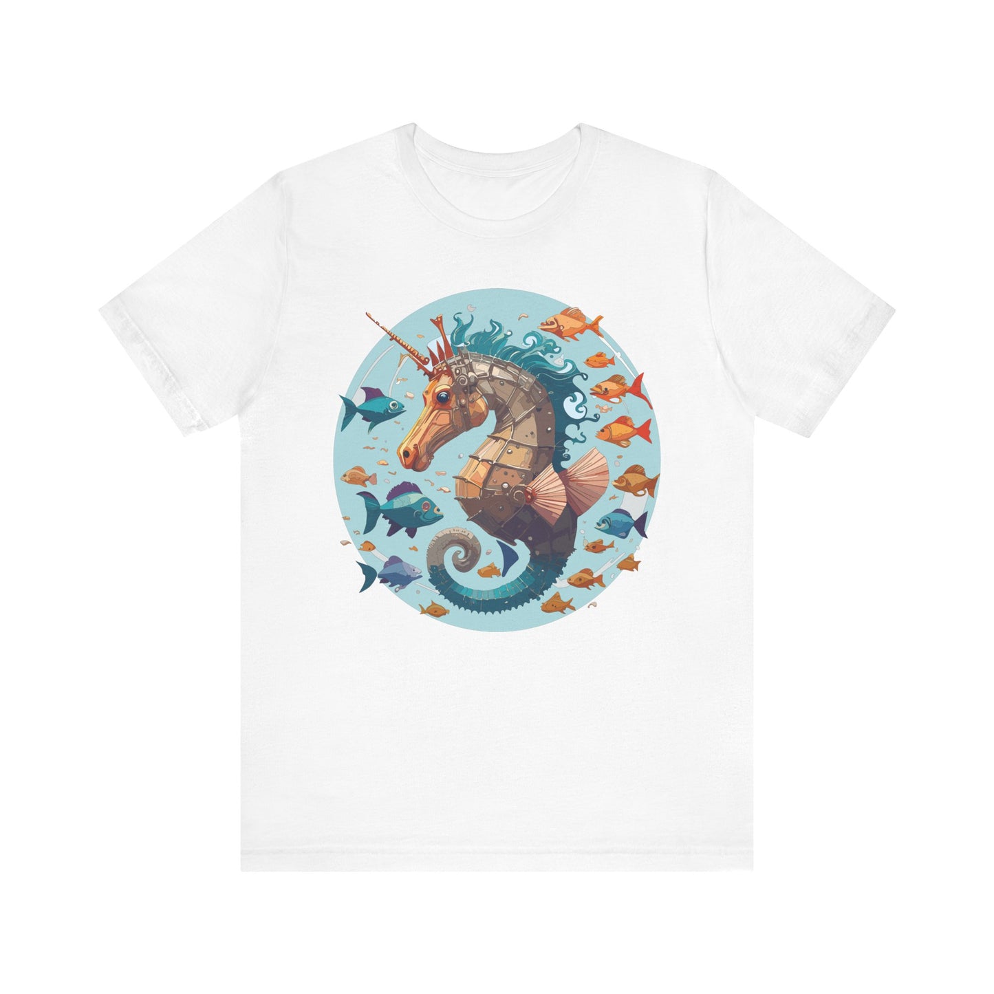 Animals Shirt, Shirt with Seahorse