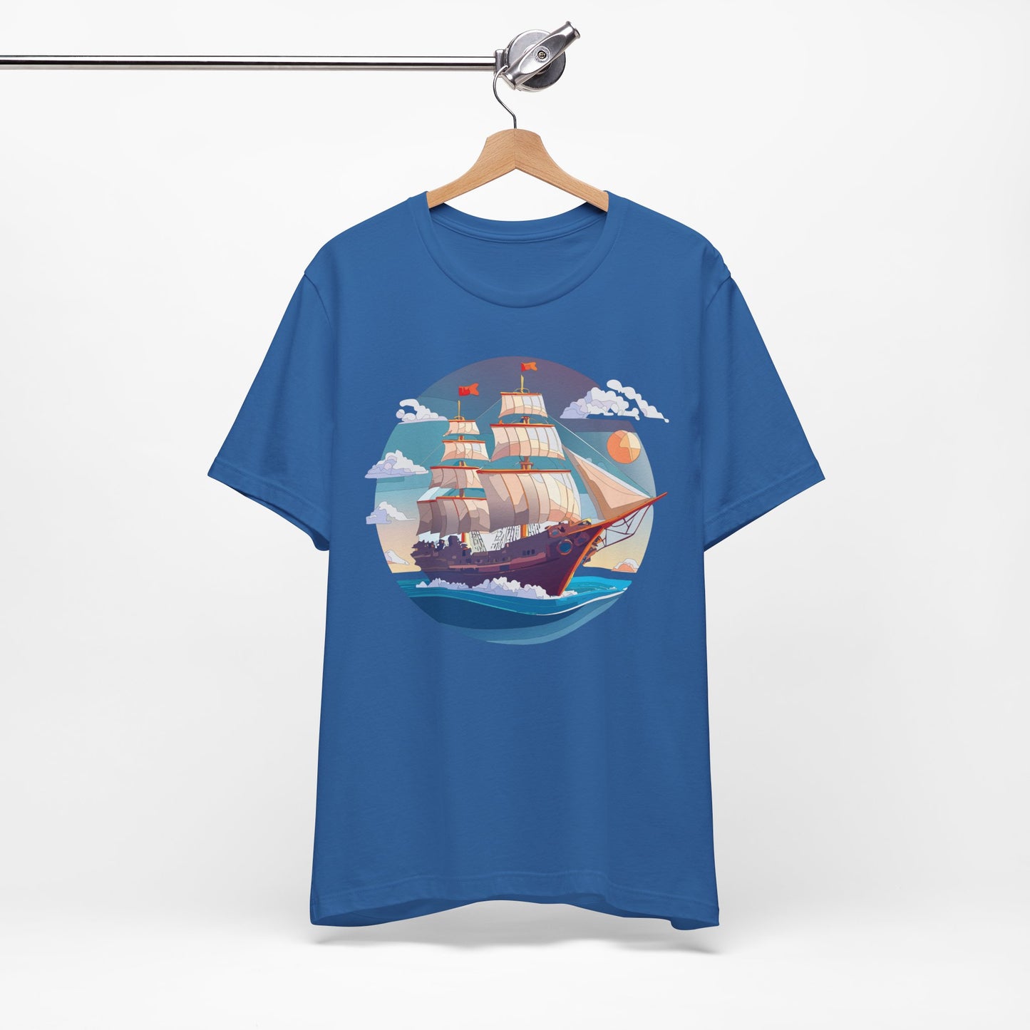 Ship Tee Shirt, Tee Shirt with Ship