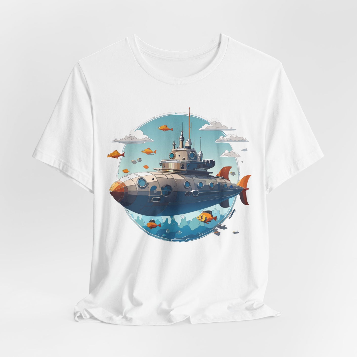 Ship Tee Shirt, Tee Shirt with Ship