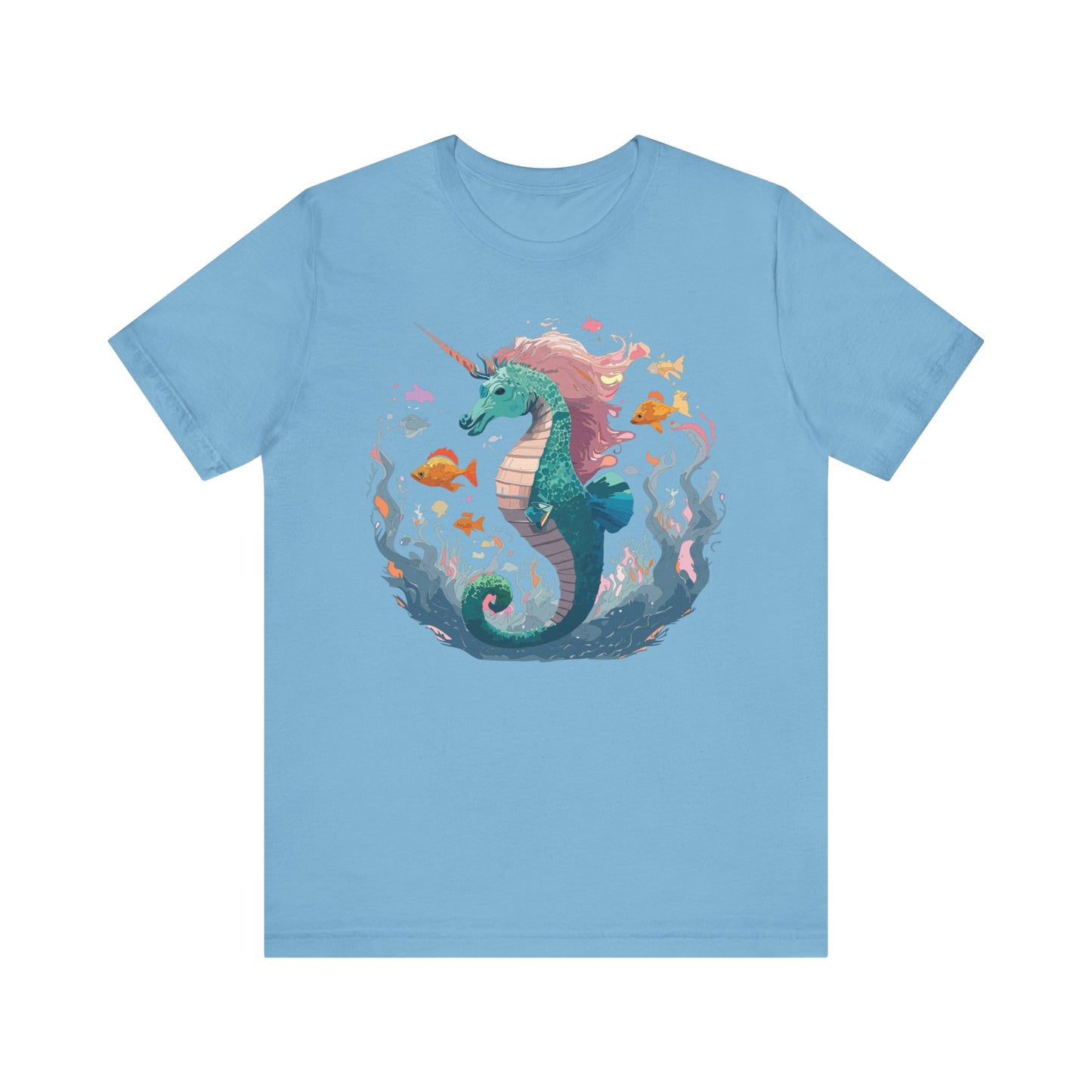 Animals Shirt, Shirt with Seahorse