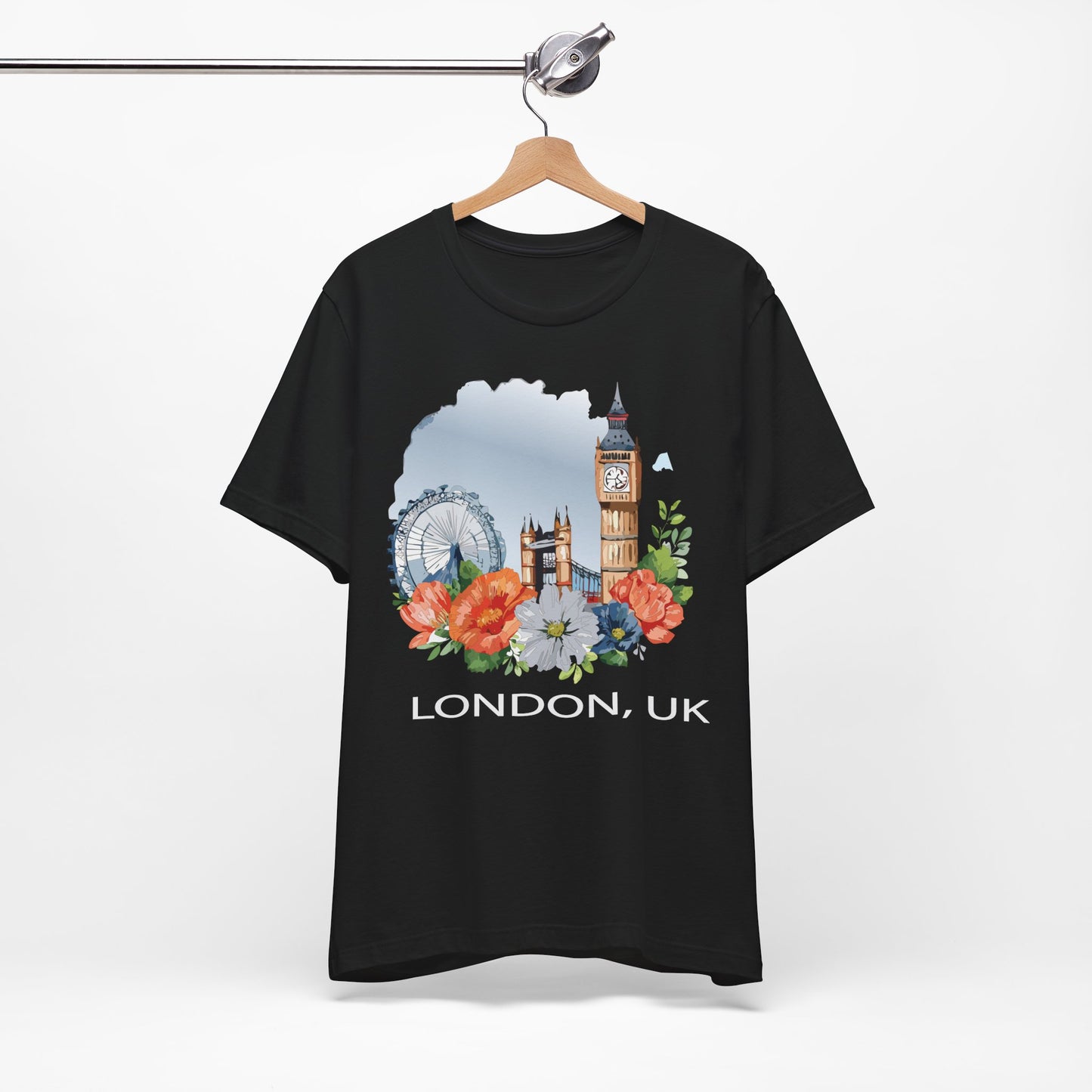 London Shirt, Travel T-Shirt, Tourist Shirts, Tee Shirt with Travel Prints 4