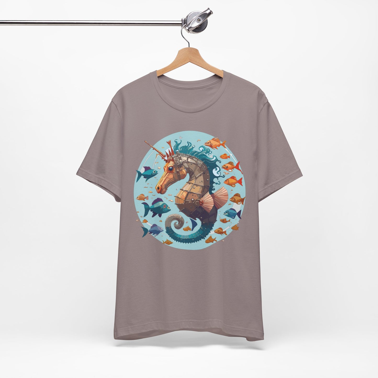 Animals Shirt, Shirt with Seahorse