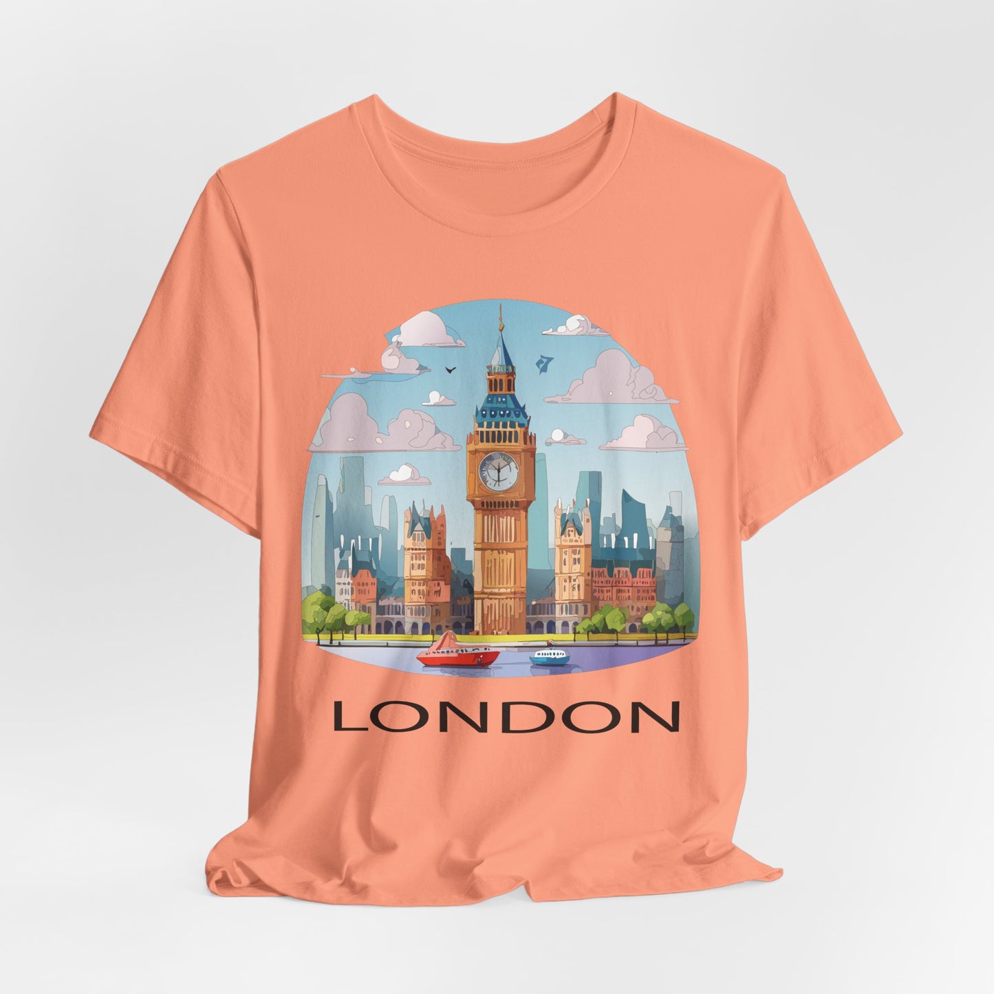 London Shirt, Travel T-Shirt, Tourist Shirts, Tee Shirt with Travel Prints 2