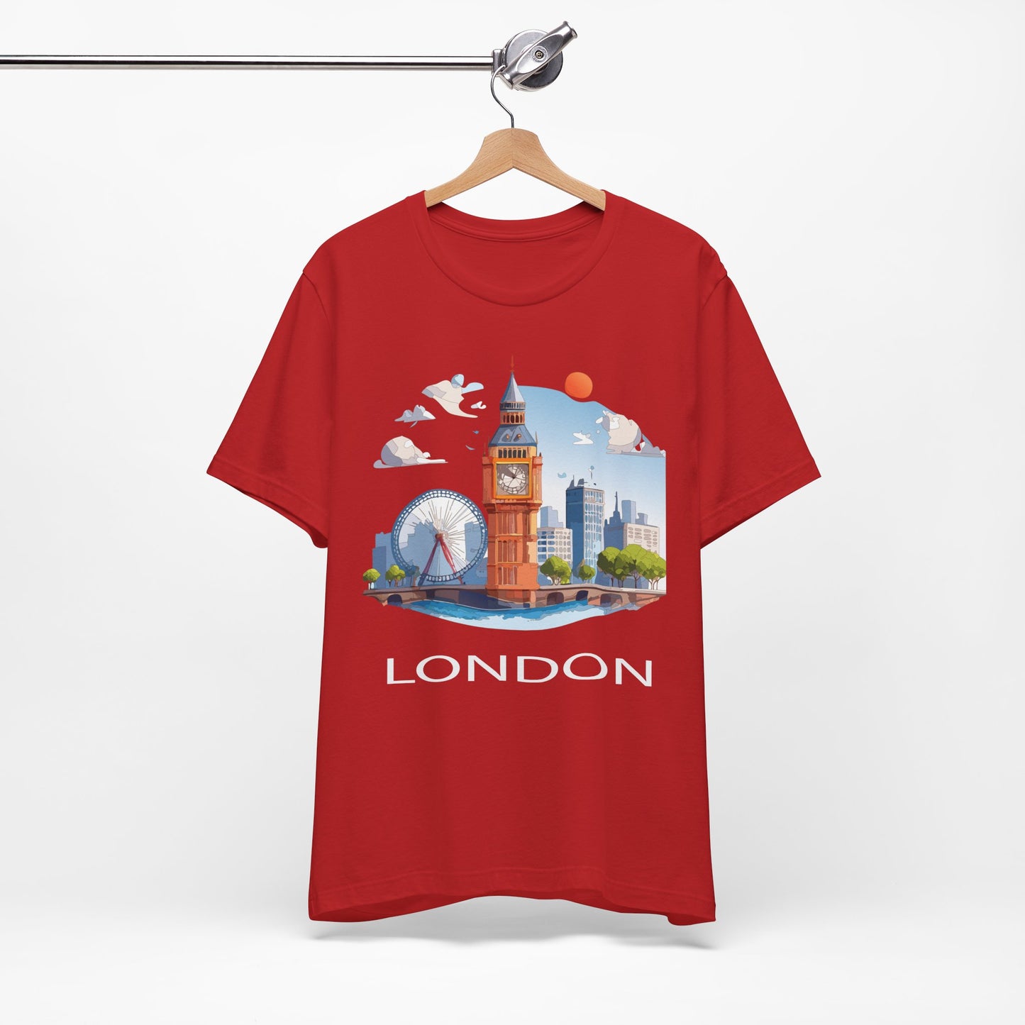 London Shirt, Travel T-Shirt, Tourist Shirts, Tee Shirt with Travel Prints 3